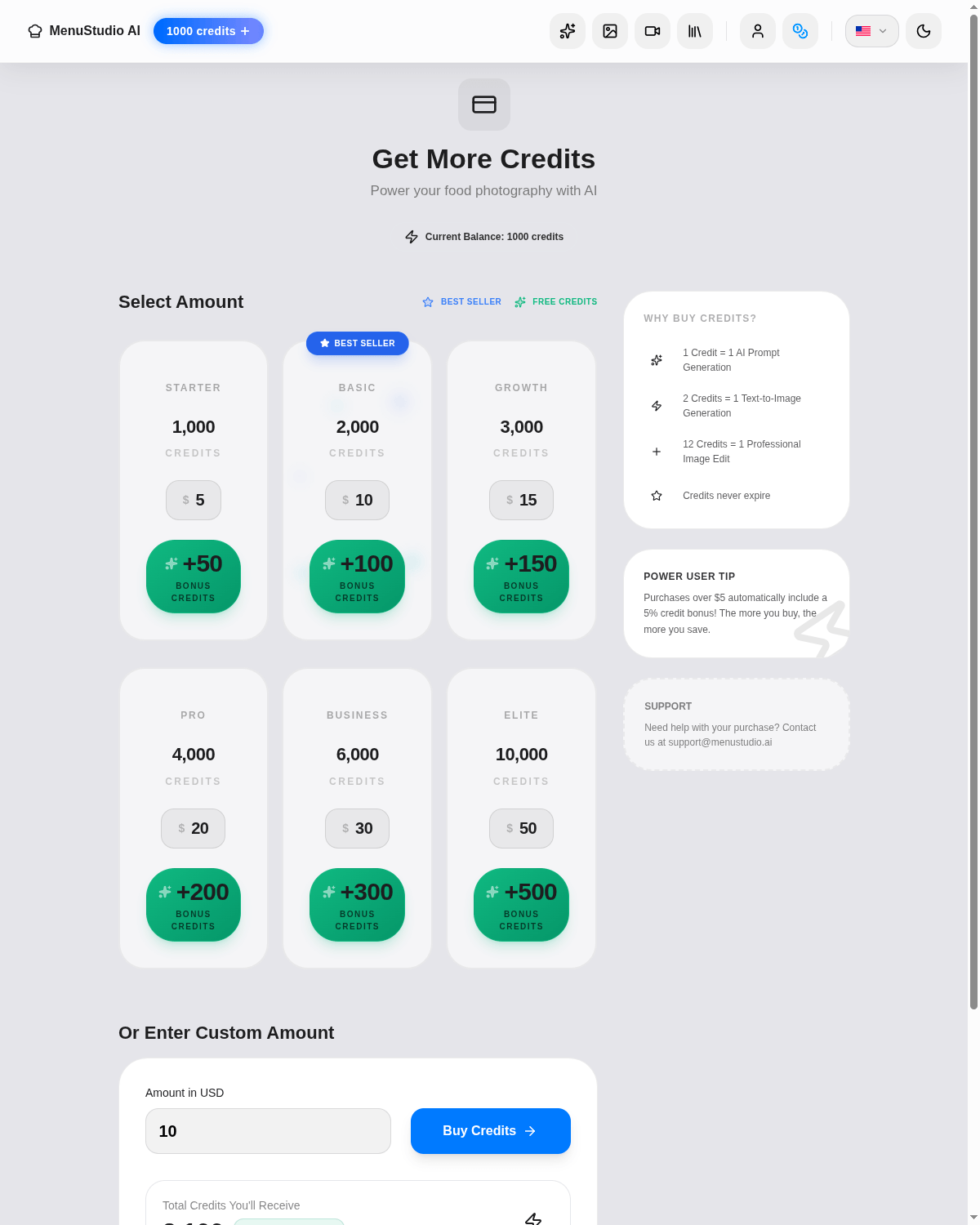 Pay Only for What You Use