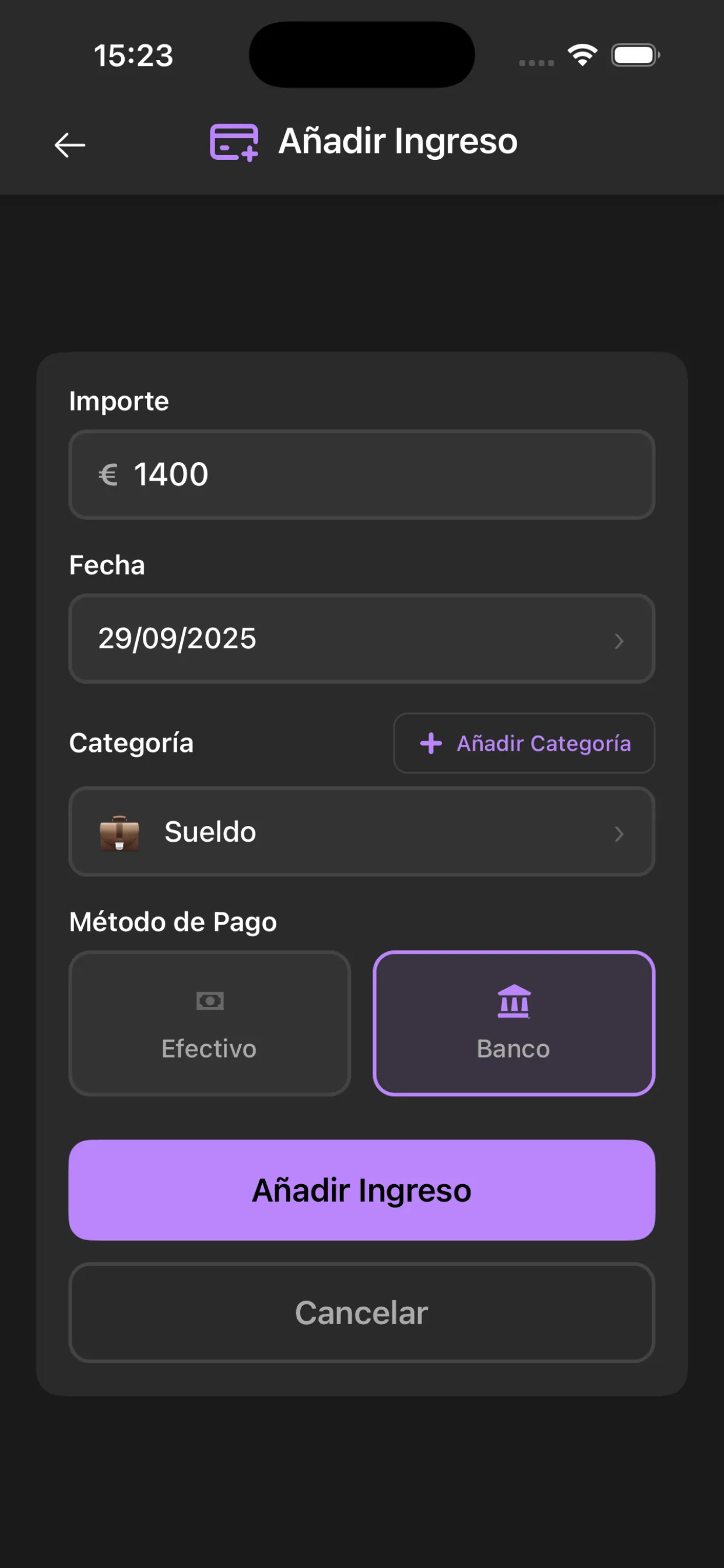 Seguimiento y Gestión de Ingresos