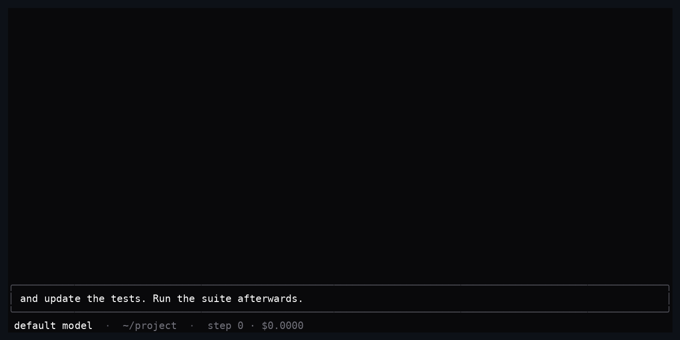 Prompt bar estilo Claude Code
