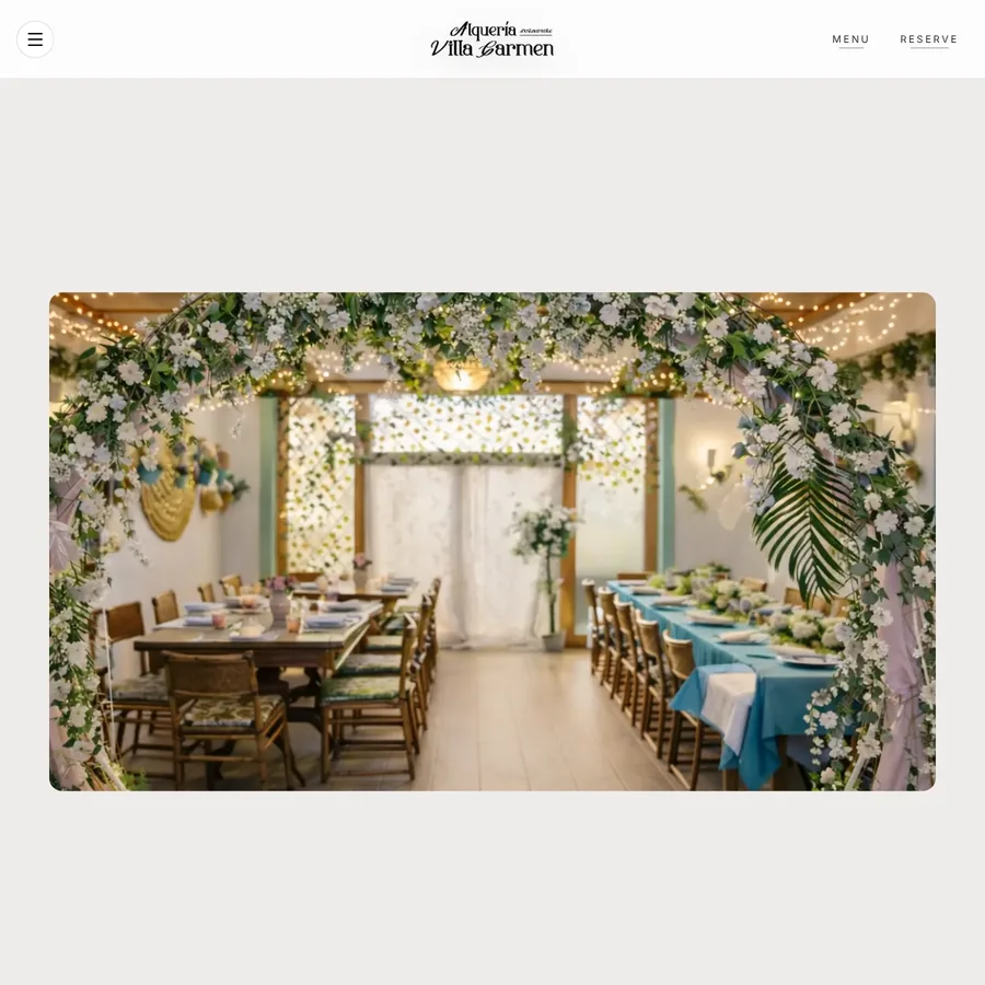 Eventos y salones para celebraciones